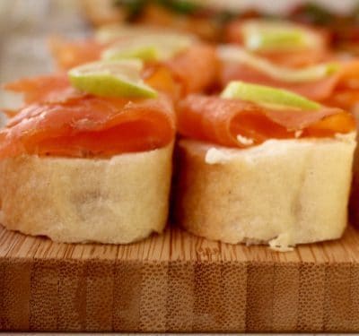 salmon bruschetta foodies soofoodies appetizer