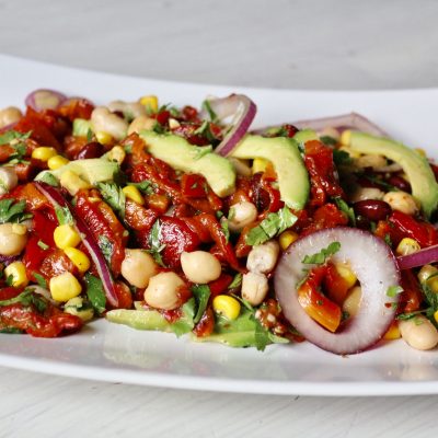 soofoodies mexican style salad salad