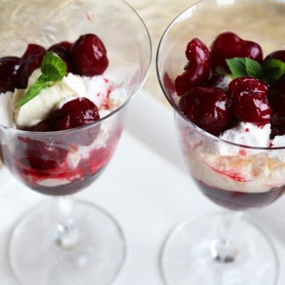 soofoodies sweet crunchy cherries dessert