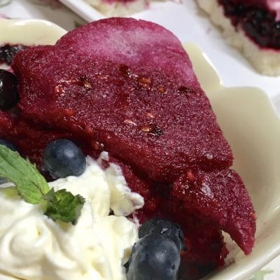 soofoodies berry pudding dessert